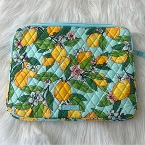 Vera Bradley Laptop Sleeve Lemon Grove